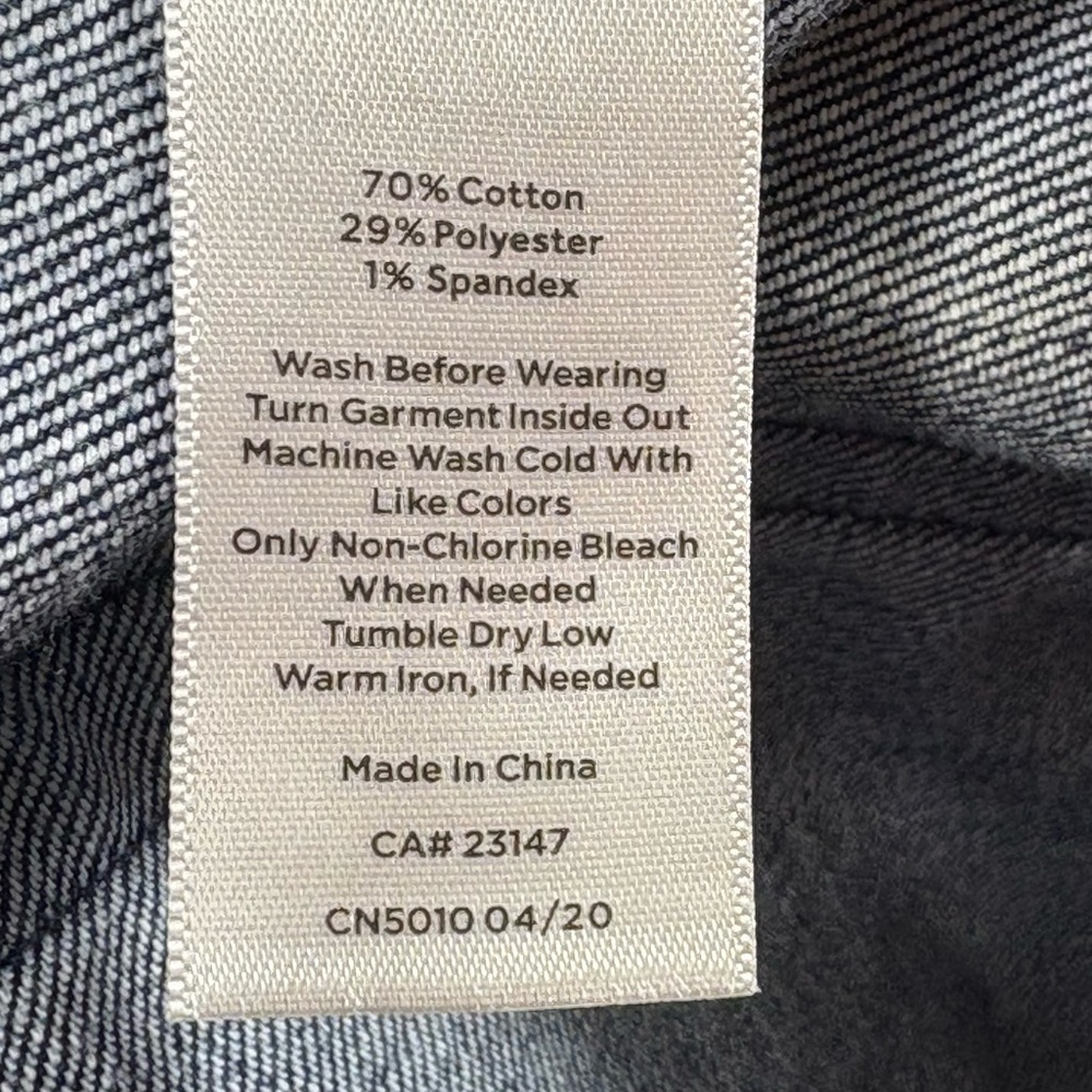 Talbots Dark Wash Flawless High Waisted Modern Ankle Straight Leg Jeans Size 18W - Picture 6 of 7